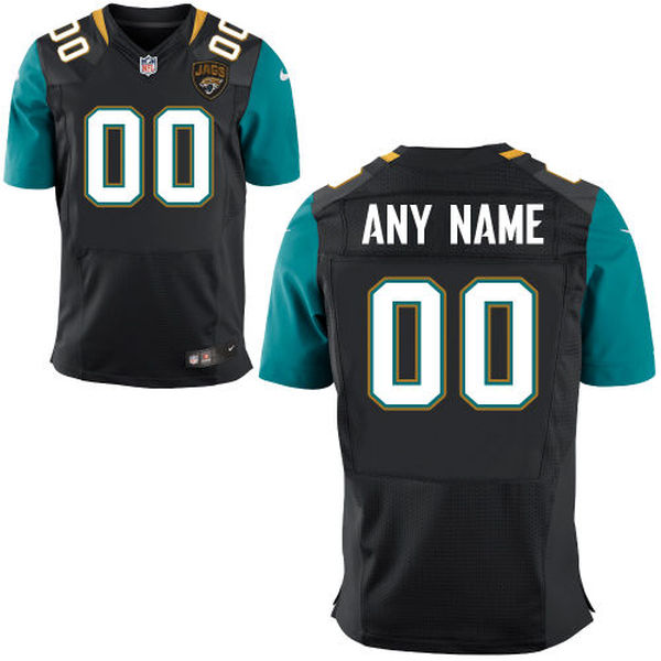 Nike Jacksonville Jaguars Customized Black Stitched Elite Men's NFL Jersey